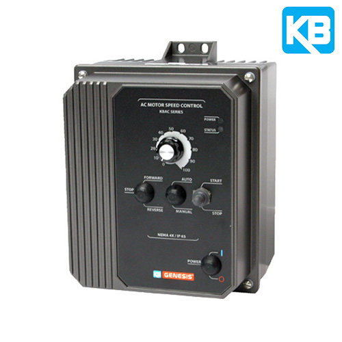 Image (KBAC-27D) Hybrid AC Drive 2HP 6.7A 115/230V 1PH Input 230V 3Ph Output NEMA 4X Enclosure - Gray